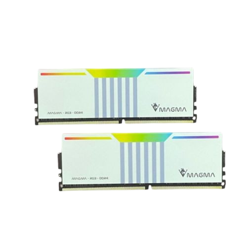 RAM DDR4 MAGMA 8GB  3600MHZ RGB WHITE