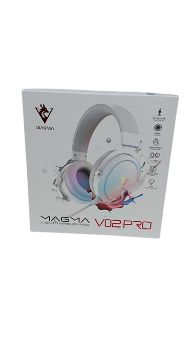 HEADSET MAGMA VALIVOX V02 PRO BLACK RGB Wireless BLACK/WHITE