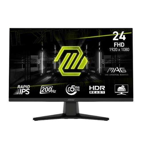 MONITOR MSI MAG 242F - 24 POUCE - IPS - 200HZ - 0.5MS - HDR