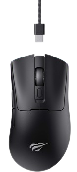 MOUSE HAVIT MS-1020 WIRELESS + BLUETOOTH  RGB BLACK - View 2