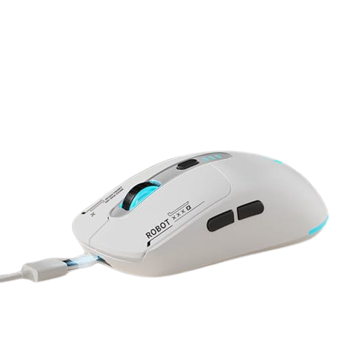 MOUSE HAVIT GAMS64WB WIRELESS + BLUETOOTH + RECHARGIABLE 2.4G RGB WHITE