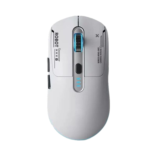 MOUSE HAVIT GAMS64WB WIRELESS + BLUETOOTH + RECHARGIABLE 2.4G RGB WHITE - View 2